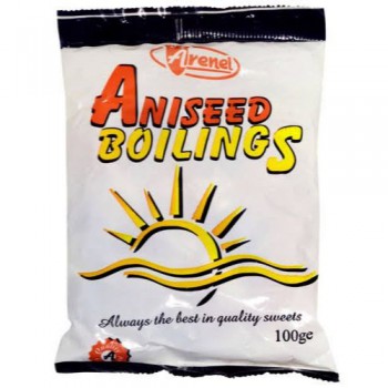 SWE046 - Aniseed Boilings 20 x 100g x 52
﻿Taste the lingering flavour of Aniseed frshening your mouth in a hard boiled sweet.