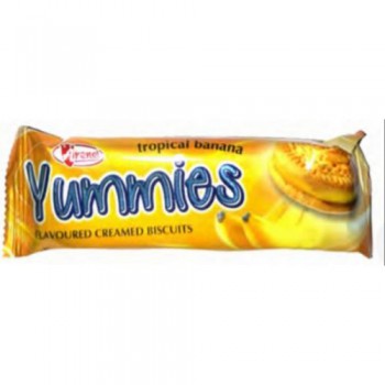 BIS042 - Mini Yummies Tropical Banana 48 x 33g x 200
A WOW creamed biscuits, with a Tropical Banana flavour, packed for your enjoyment.