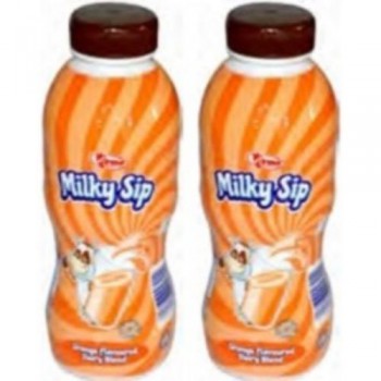 BEV011 - Orange Milky Sip 12 x 500ml x 120
﻿The delicious ﻿﻿dairy drink in a sumptous Orange flavour.
** Taste Profile is for a Sour Taste (Lacto - Mahewu Sour Milk)