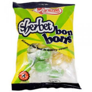 SWE040 - Sherbet Bon Bon 20 x 75g x 52
﻿A Sherbet centered pulled hard boiled sweet in the flavours of Lemon and Lime.