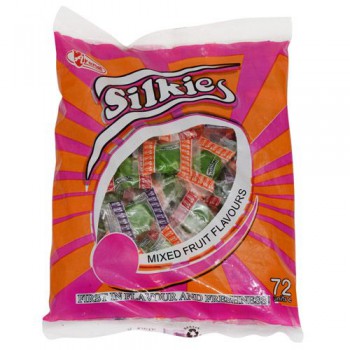 SWE008 - Silkies Mixed Fruit 40 x 72 x 40
A smooth hard boiled sweet with a delicious Mixed Fruit flavour.