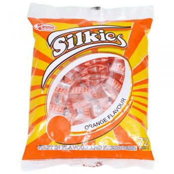 SWE003 - Silkies Orange 40 x 72 x 40
A smooth hard boiled sweet with a delicious Orange flavour.