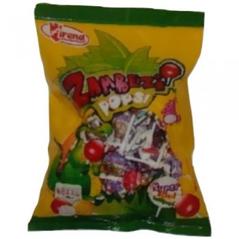 SWE014 - Zambezi Pops Fruit Salad 16 x 48 x 40
Ball Lollipop with a mix of fruit and Ice Cream flavours.